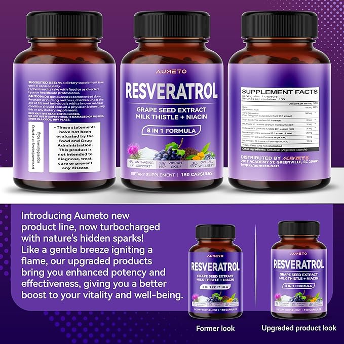 Ultra Resveratrol 8 in 1 Formula (150 count 1))