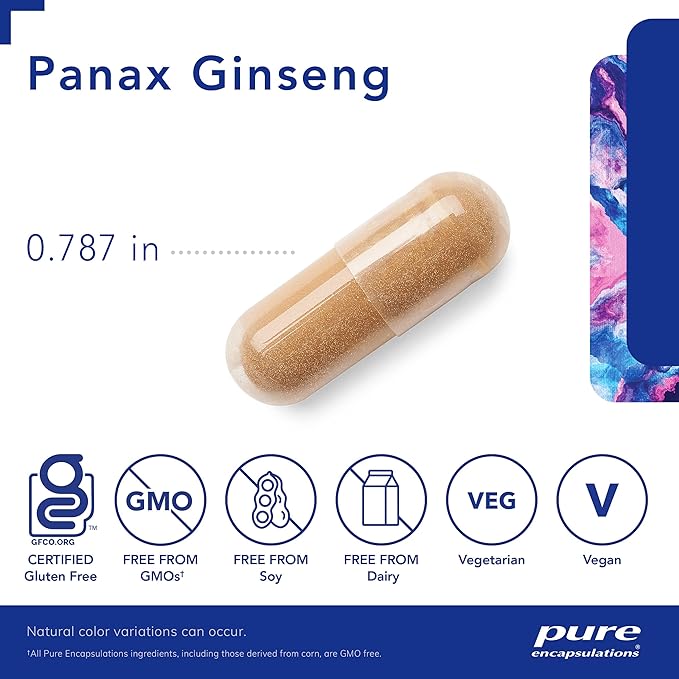 Pure Encapsulations Panax Ginseng 120 Capsules