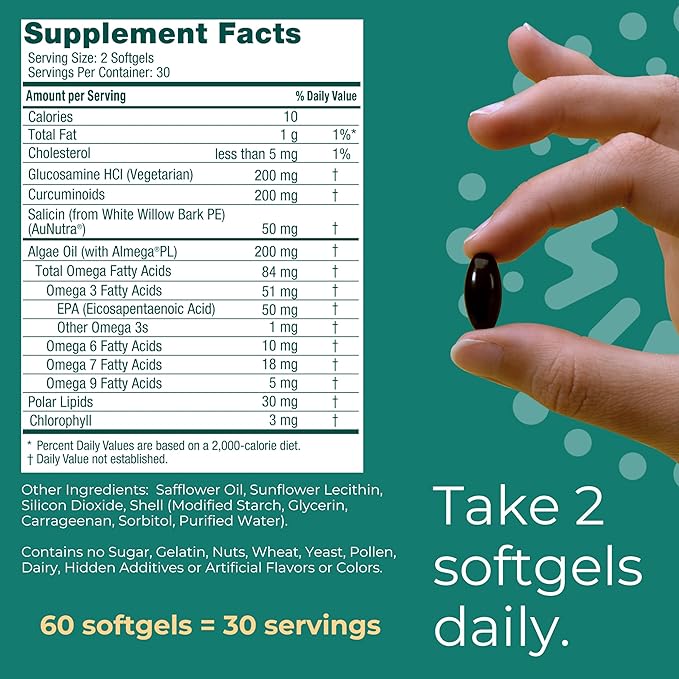 Iwi Life Joint Omega-3, 60 Softgels (30 Servings), Omega-3 with