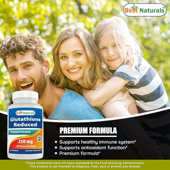 Best Naturals L-Glutathione 250 mg 60