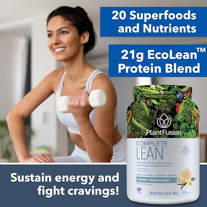 PlantFusion Complete Lean Plant Based Protein Powder 1.85 lb