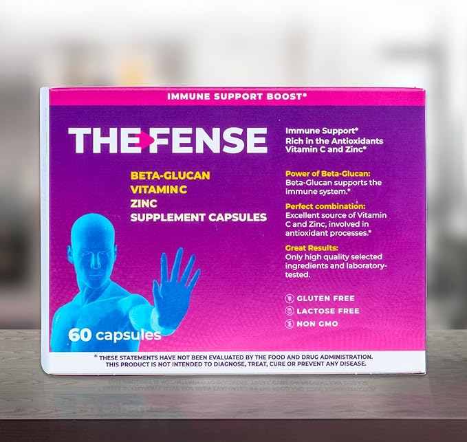 THE-FENSE - Beta Glucan, Vitamin C 60 Capsules.