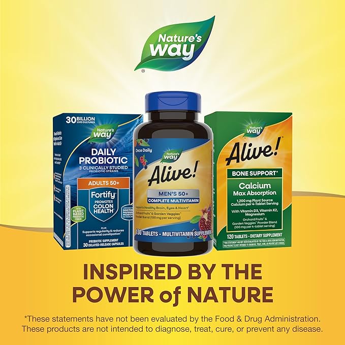 Nature’s Way Alive! Men’s 50+ Complete 130 Tablets