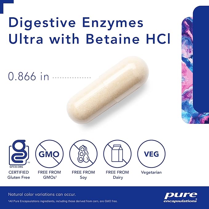 Pure Encapsulations Digestive Enzymes Ultra 90 Capsules