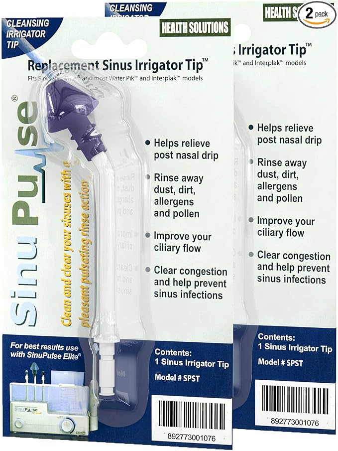 Sinupulse Elite Replacement Sinus Irrigator Tip (2 Pack)