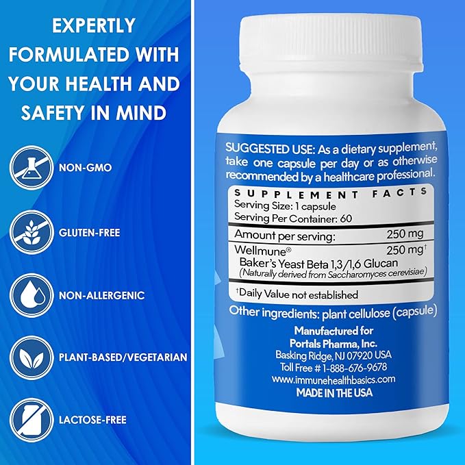 Ultra Strength Immunity 60 Capsules, 250 mg