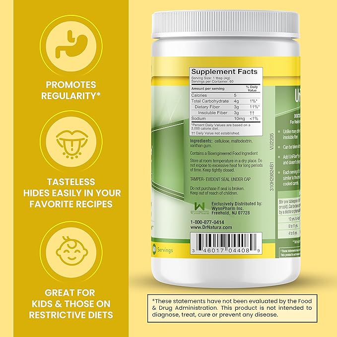 Dr. Natura® Unifiber, Natural Fiber Supplement, 8.4-Ounce