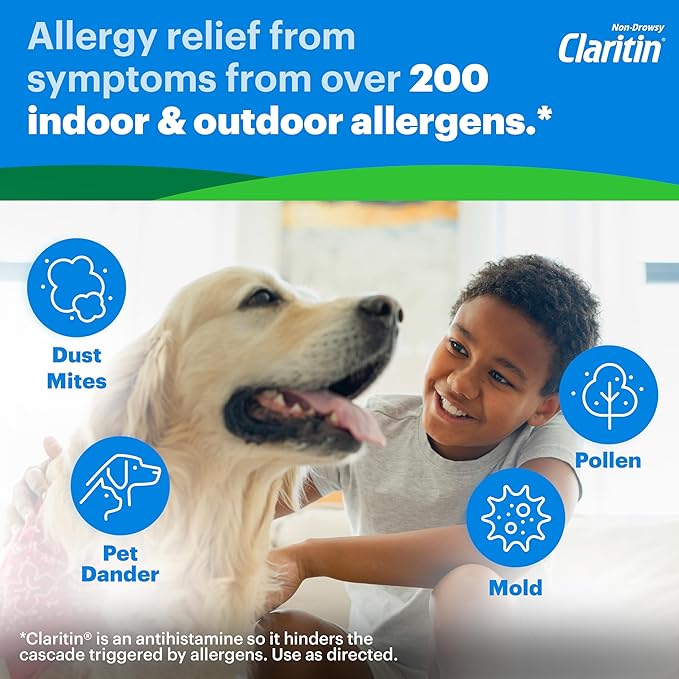 Claritin Children’s Chewables, 24-Hour Non-drowsy Kids 40 antihistamine