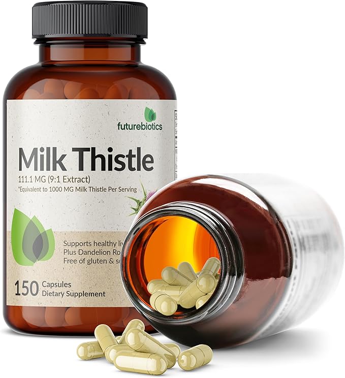 Futurebiotics Milk Thistle Silymarin Marianum & 150 Capsules