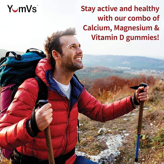 Yum-V Calcium, Magnesium, Vitamin D3 Gummies (90 Count) 2