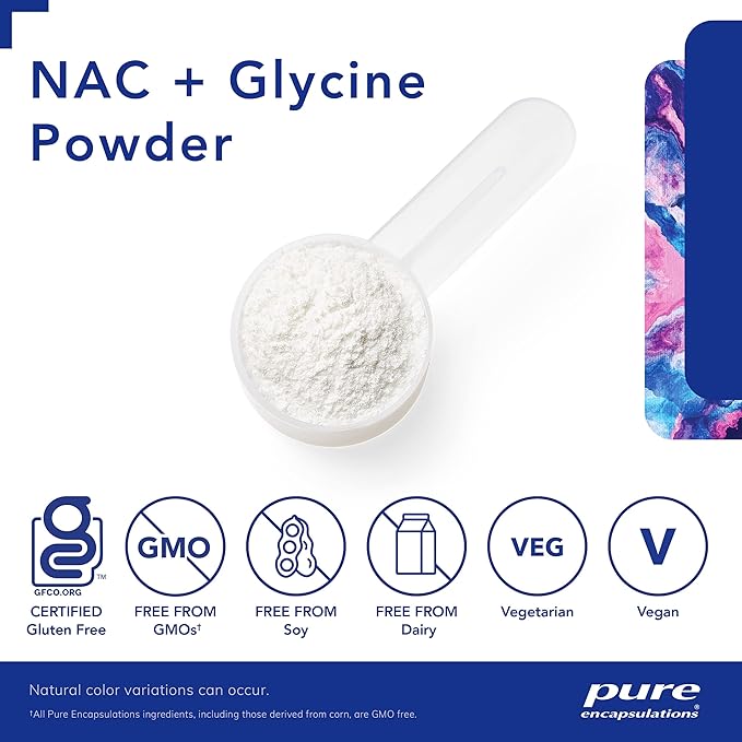 Pure Encapsulations NAC + Glycine Powder 5.6 oz