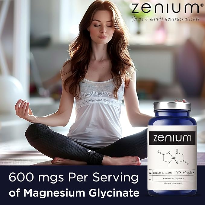 Zenium - Magnesium Glycinate 600 mg 120 Capsules