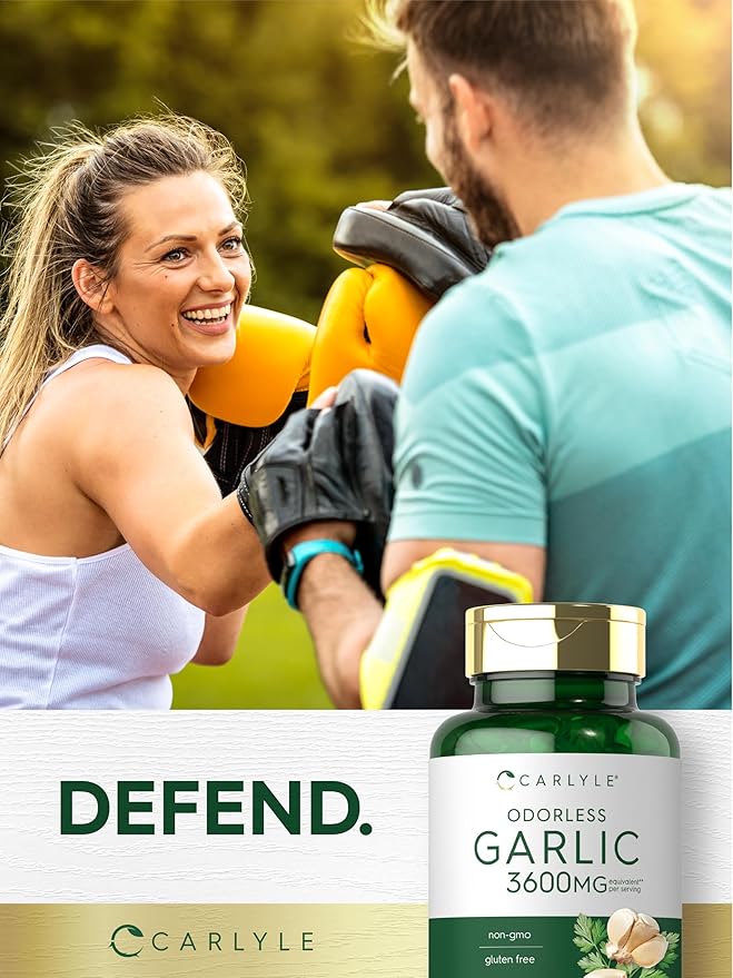 Carlyle Odorless Garlic Extract 3600mg Softgels 400 Count