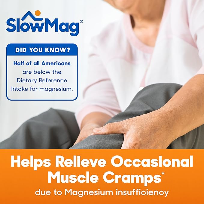 SlowMag Muscle + Heart Magnesium Chloride 120 Count