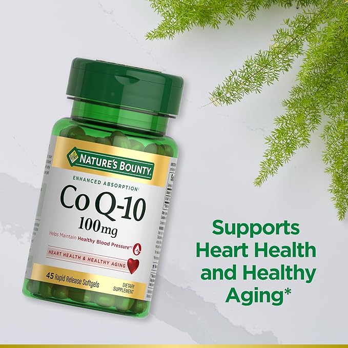 Nature's Bounty CoQ10, Helps Maintain Healthy 100 mg, 45 Count