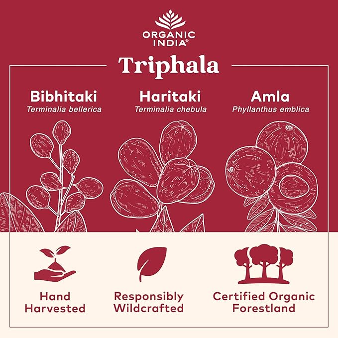 ORGANIC INDIA Triphala Capsules Organic 90 Capsules