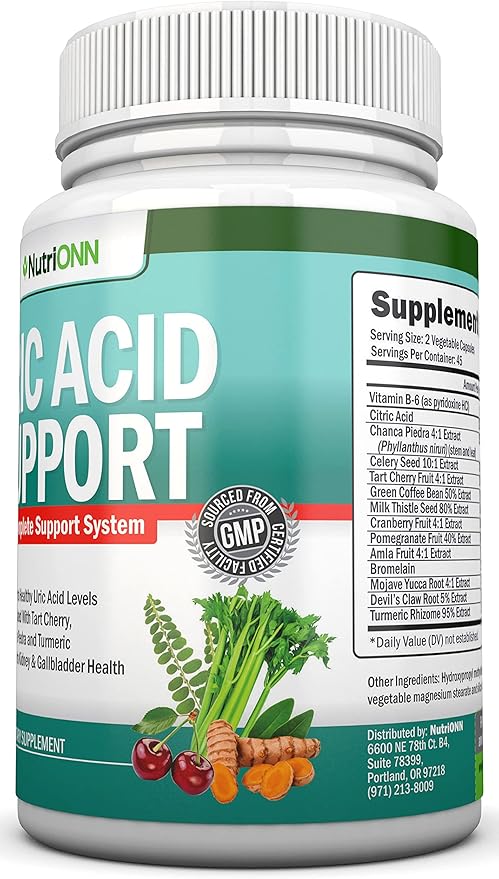 Uric Acid Support 90 Veggie