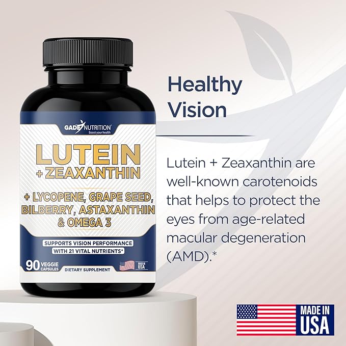 Lutein and Zeaxanthin Supplements 3, Resveratrol,