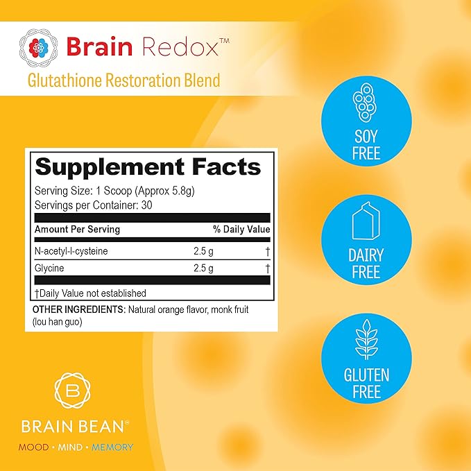 Brain Redox™ - High Potency GlyNAC 5000mg GlyNAC