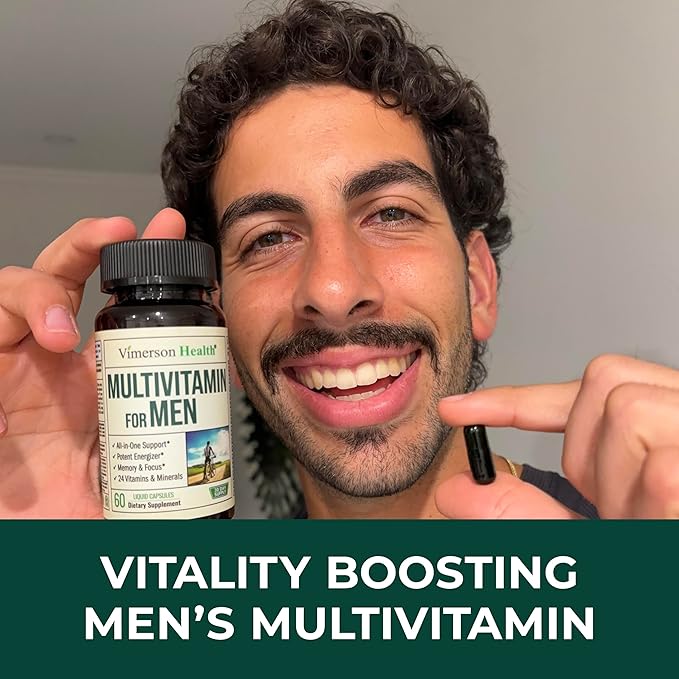 Multivitamin for Men B12, Zinc,