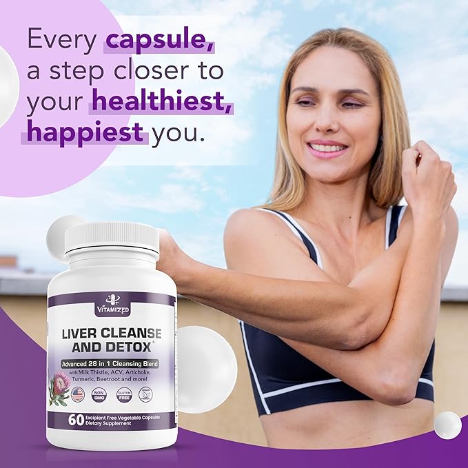 Liver Cleanse Detox & Repair Fatty 28-in-1 Advanced 60 Pills
