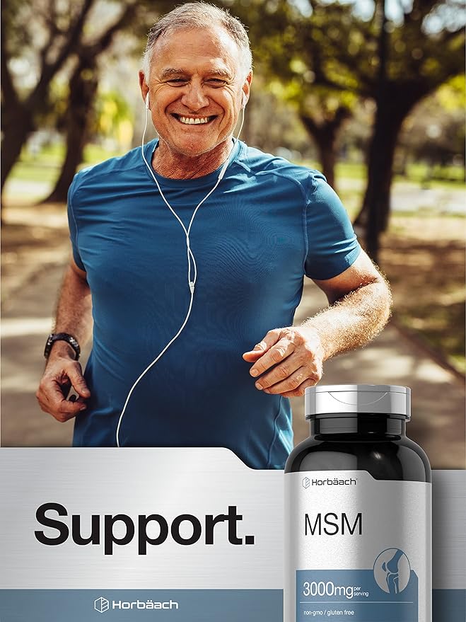 Horbäach MSM Supplement 3000mg | 300 Coated
