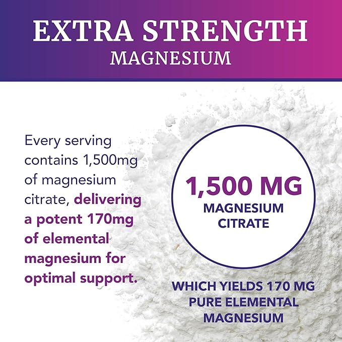 Magnesium Citrate Gummies | Extra Strength for Calm, Relaxation & Digestion | High Absorption Magnesium Gummies for Adults | Vegan, Non-GMO | Raspberry Flavor Mag Gummy | 60 Ct, 1 Month Supply