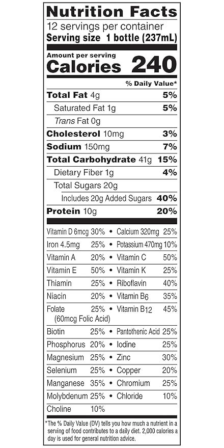 BOOST Original Balanced Nutritional Drink, Very Vanilla, 8 Ounce Bottle (Pack of 24)