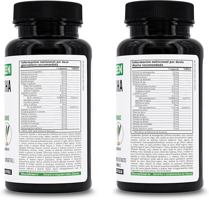 Ashwagandha with Altai Shilajit & Turmeric 60 Capsules