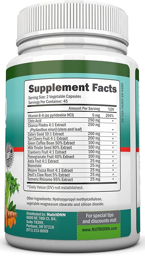 Uric Acid Support 90 Veggie