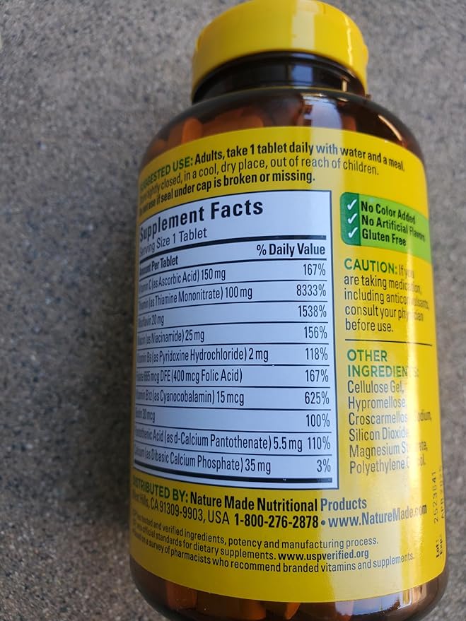 Nature Made B-Complex + C, 460