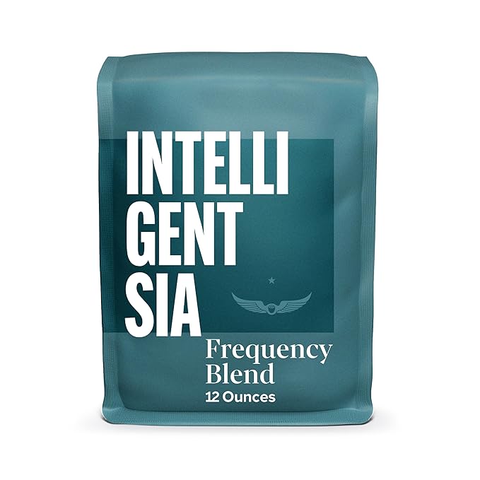 Intelligentsia Coffee, Medium Roast Whole Bean Coffee - Frequency Blend 12 Ounce Bag with Flavor Notes of Golden Raisin, Raw Sugar and Molasses
