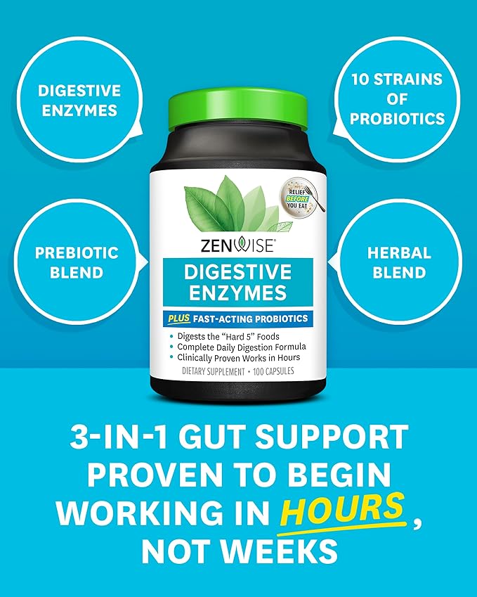Zenwise Health Digestive Enzymes 100 Count