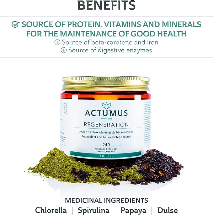 Regeneration - Antioxidant and Beta-Carotene Source 240 Vegicaps
