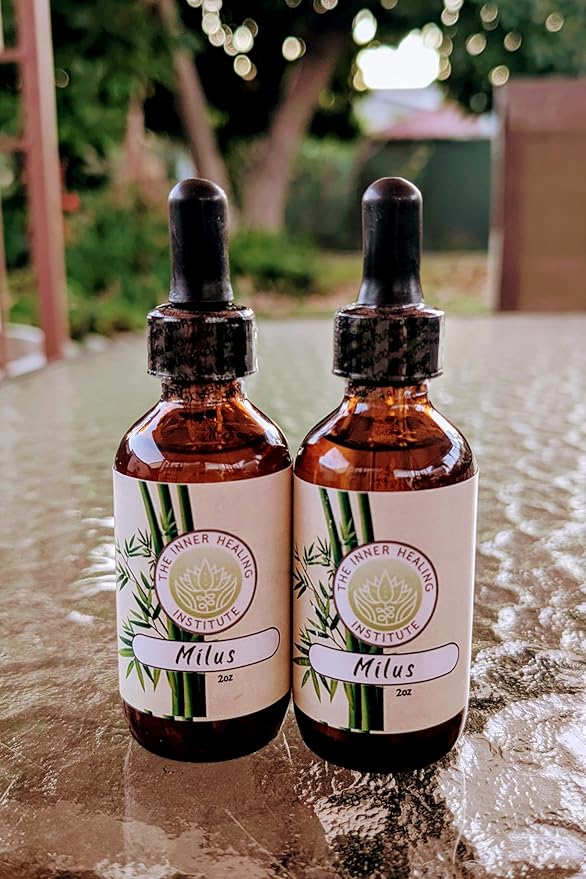 Milus 2oz Tincture - Oral Drops Supplement, Detoxifies & Supports The Liver, Gallbladder and Immune System, an antioxidant, Supports Heart Health and The Nervous System, Helps Alleviate Allergies