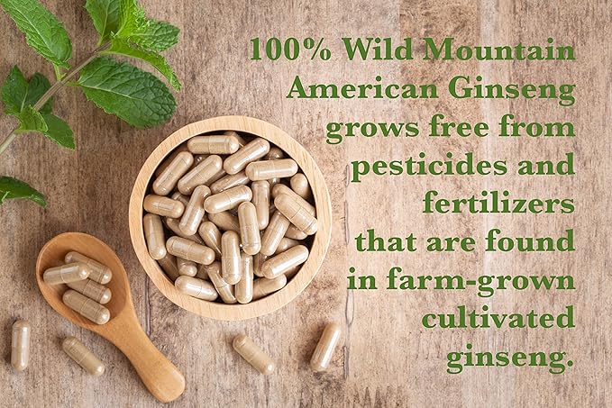 AG 100-100% Pure Wild American Ginseng