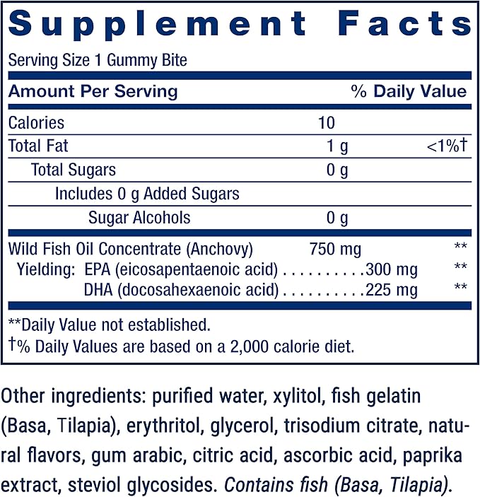 Life Extension Omega-3 Fish Oil Gummy 36 Gummy