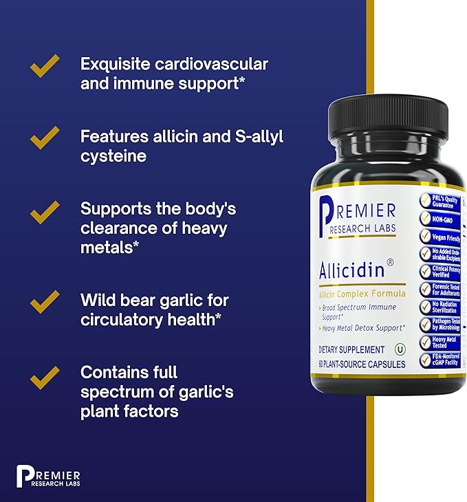 Premier Research Labs Allicidin 60 Vegetarian