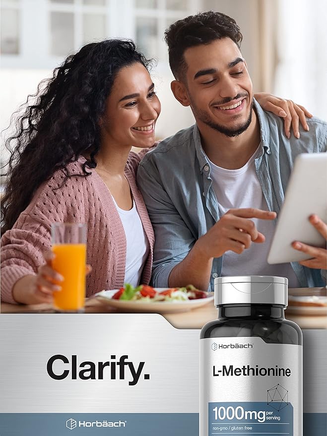 Horbäach L-Methionine 1000mg 100 Capsules