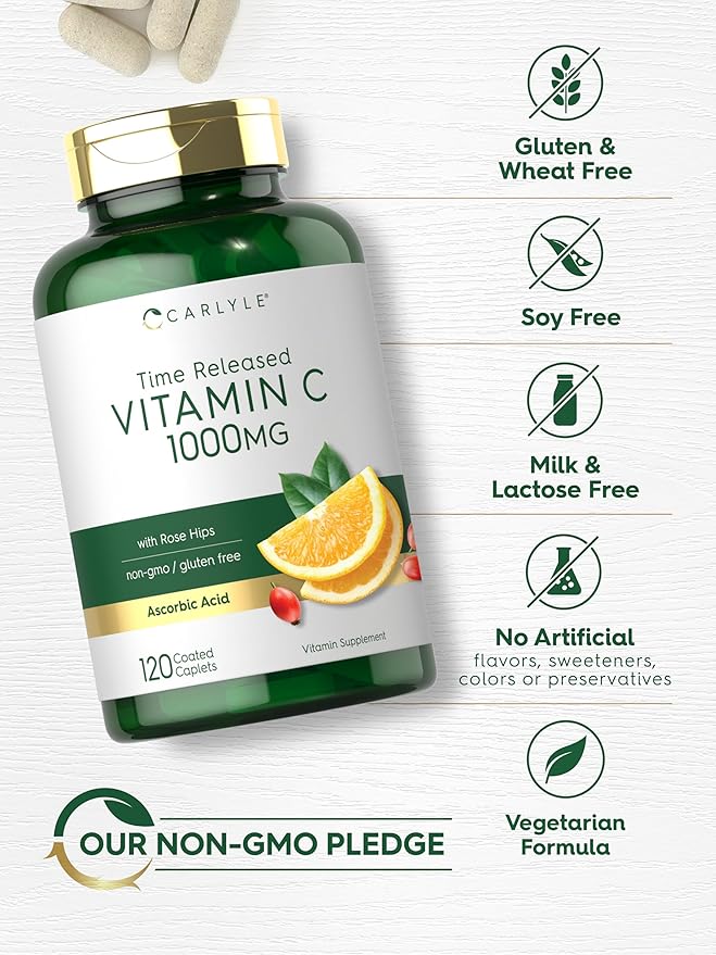Carlyle Vitamin C 1000mg 120 Vegetarian