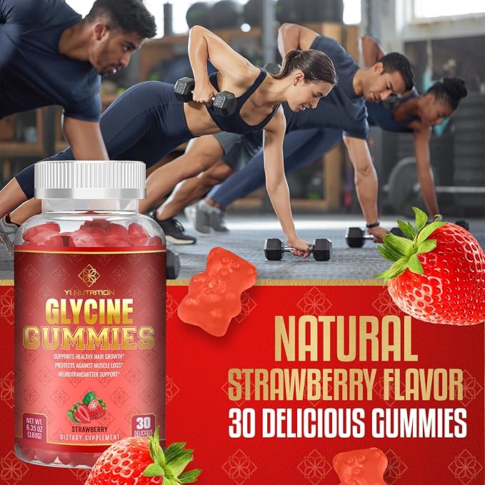 Glycine Gummy - World's First Glycine Gummy! Sugar-Free, No Maltitol