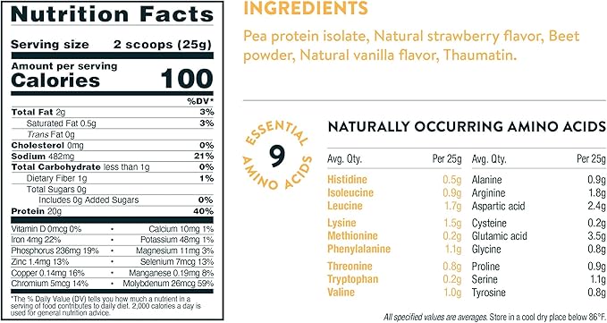 Nuzest - Pea Protein Powder - 40 Servings, 2.2 lb