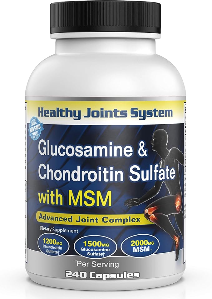Healthy Joints System Glucosamine Chondroitin MSM 240 Tablets