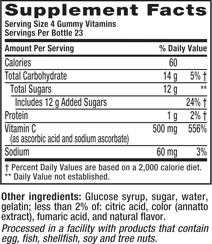 Vitafusion Extra Strength Power C Gummy (1) Vitamins, 92 Count 2)