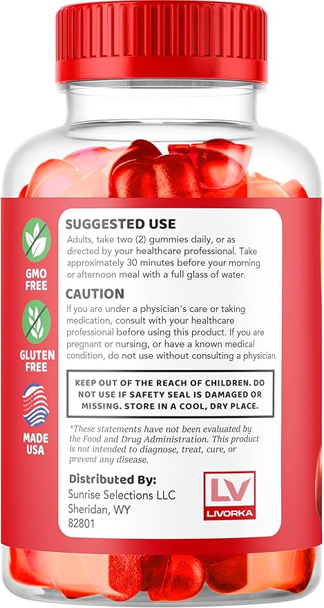Keto Trium Keto ACV Gummies Advanced Formula, 60 Gummies for 1 Month