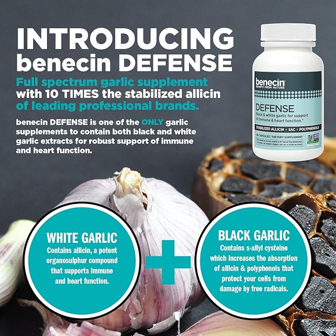 Defense 1500 mcg Stabilized Allicin per Capsule (90)
