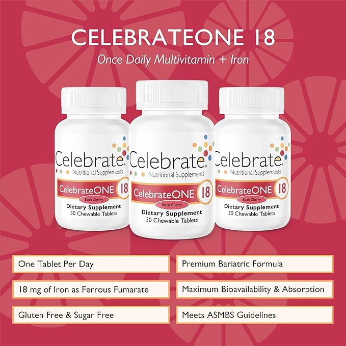 Celebrate Vitamins CelebrateONE 18 Chewables, 18mg Iron (90 Tablets)
