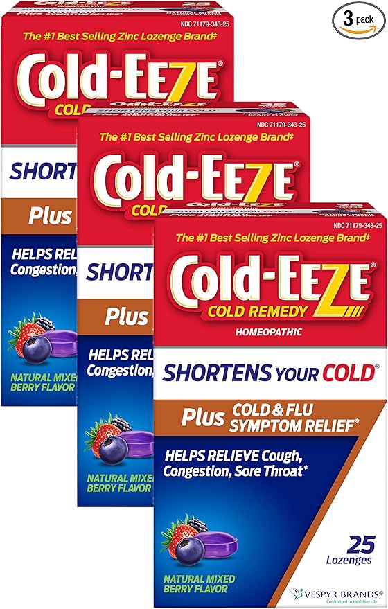 COLD-EEZE Plus Natural Mixed Berry Cold 3)