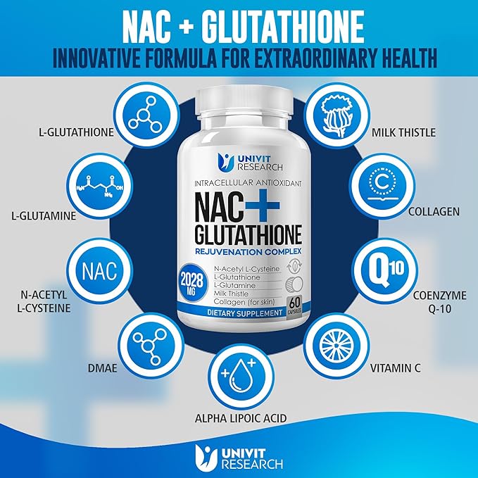 Advanced Complex-NAC Supplement (N-Acetyl L-Cysteine) 600mg 500mg and