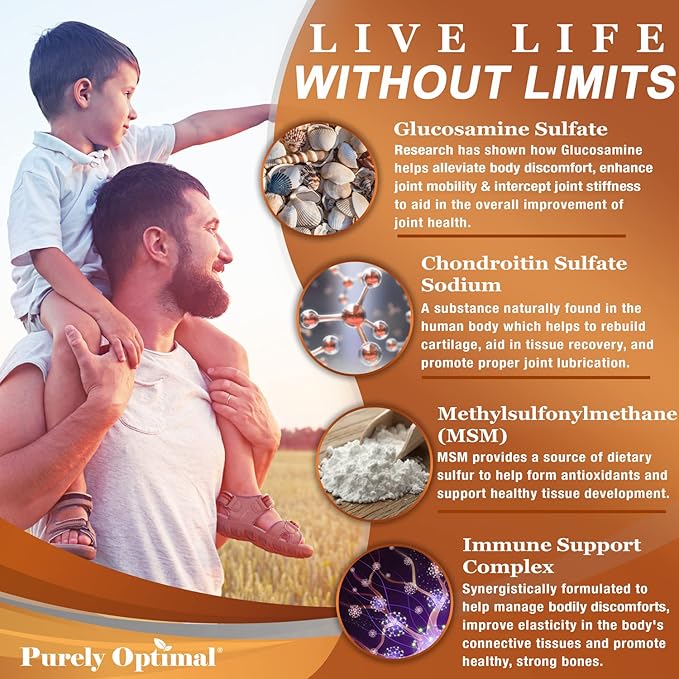 Purely Optimal Premium Glucosamine Chondroitin MSM